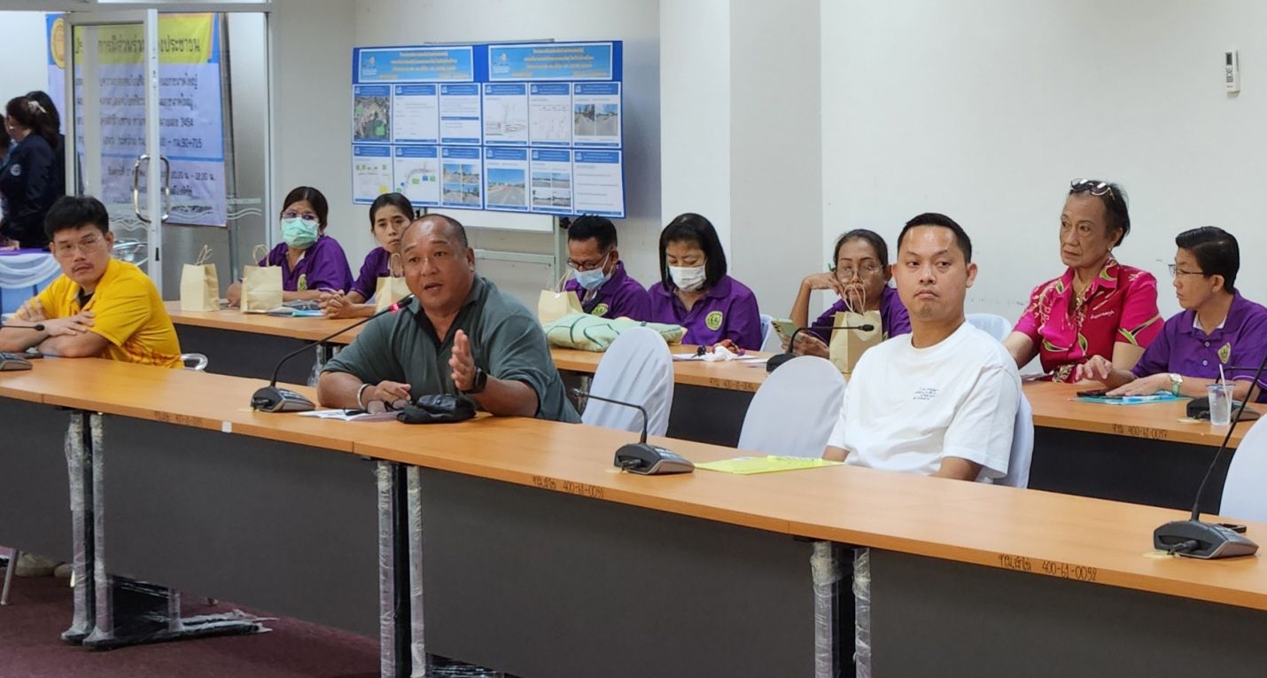 ประชุมการมีส่วนร่วมของประชาชน กิจกรรมยกระดับความปลอดภัยบริเวณทางแยกขนาดใหญ่ งานยกระดับความปลอดภัยบริเวณทางแยกขนาดใหญ่ โดยปรับ