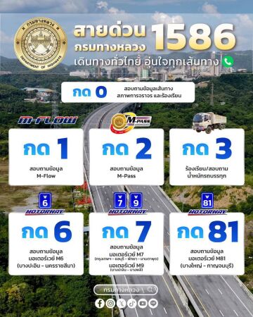 สายด่วน กรมทางหลวง